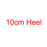 GENSHUO Women Pumps Red Lacquer Patent Leather High Heels Shoes