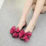 Sweet Bowknot Women Sandals Summer Jelly Shoes
