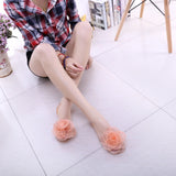 Sweet Bowknot Women Sandals Summer Jelly Shoes