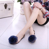 Sweet Bowknot Women Sandals Summer Jelly Shoes