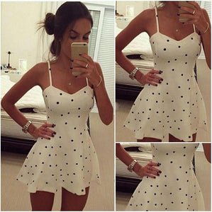 Sexy Women Summer Beach Sleeveless Casual Short Mini Dress