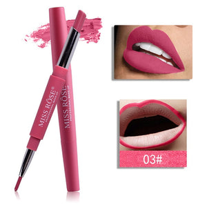 14 Color Double-end Lip Makeup Lipstick Pencil Waterproof