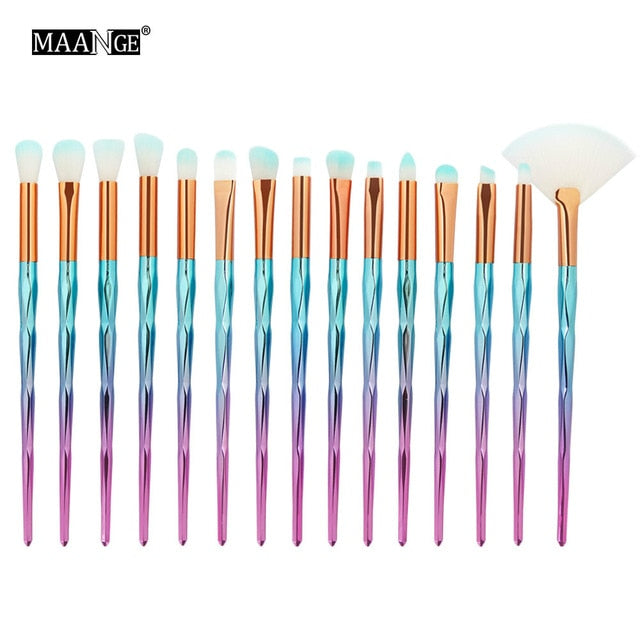 Diamond Makeup Brushes Set Powder Foundation