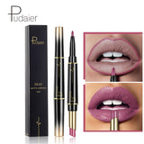 Pudaier Matte Lipstick Lip Liner Pen double end lip makeup