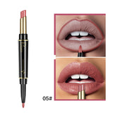 Pudaier Matte Lipstick Lip Liner Pen double end lip makeup