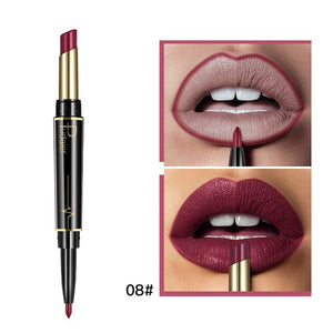 Pudaier Matte Lipstick Lip Liner Pen double end lip makeup