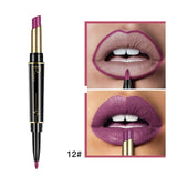 Pudaier Matte Lipstick Lip Liner Pen double end lip makeup