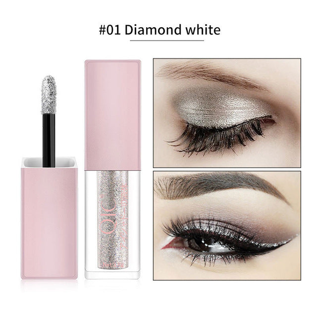 Brand Eyes Makeup Glitter & Shimmer Liquid Diamond Pearly Shinning Cream