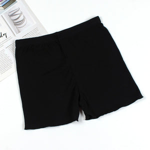 Cotton Shorts Women Female MId weist short pants