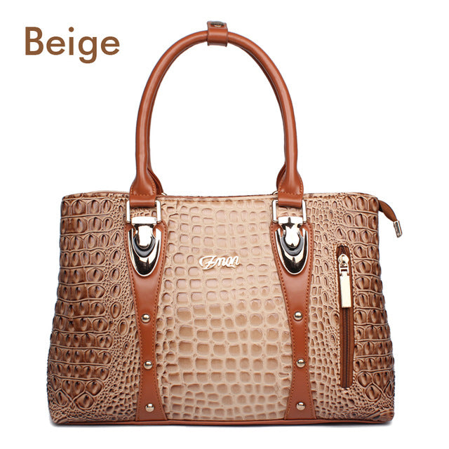 Crocodile Leather Tote Bags Handbag Women