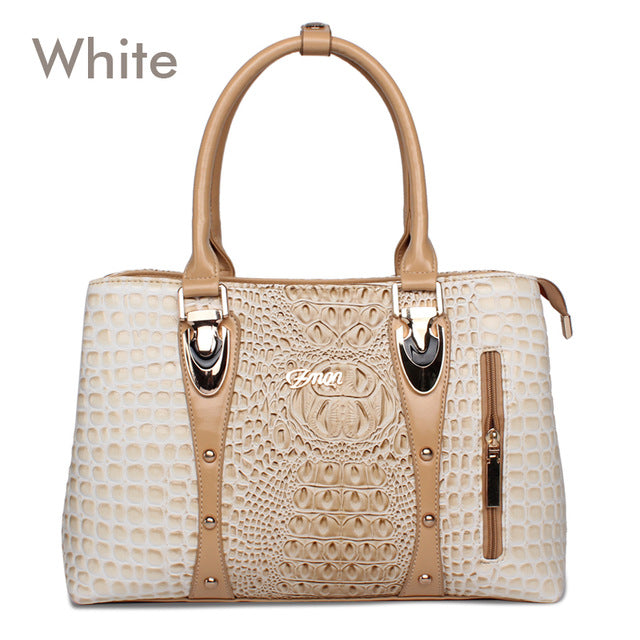 Crocodile Leather Tote Bags Handbag Women