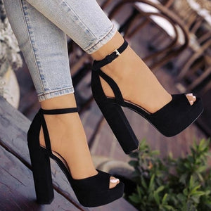 Women Black High Heels