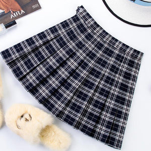 Short Skirt New Korean Plaid Skirt