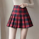Short Skirt New Korean Plaid Skirt
