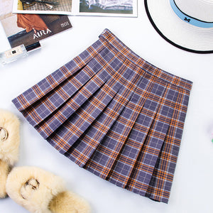 Short Skirt New Korean Plaid Skirt