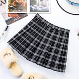Short Skirt New Korean Plaid Skirt