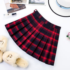 Short Skirt New Korean Plaid Skirt