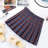 Short Skirt New Korean Plaid Skirt