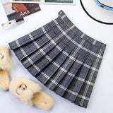 Short Skirt New Korean Plaid Skirt