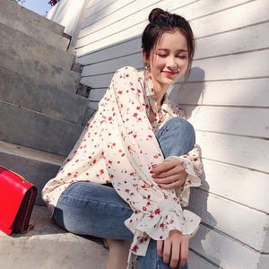Mishow 2019 Women Fashion Casual Chiffon Tops
