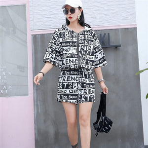 Summer women's casual pants 2019 summer new  print loose jumpsuit women